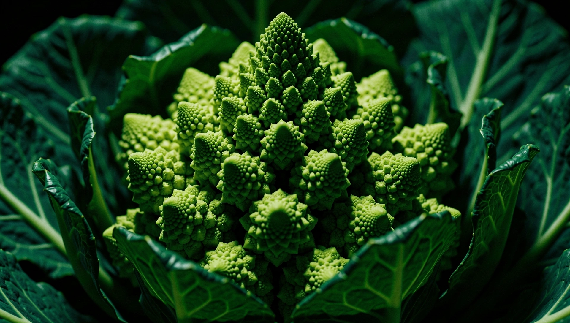 Makroaufnahme von frischem Gemüse